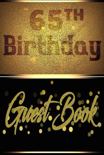 65TH Birthday Guest Book