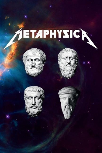 Metaphysica: 6x9 120-page lined and blank notebook journal notepad scribble book diary workbook for philosophers