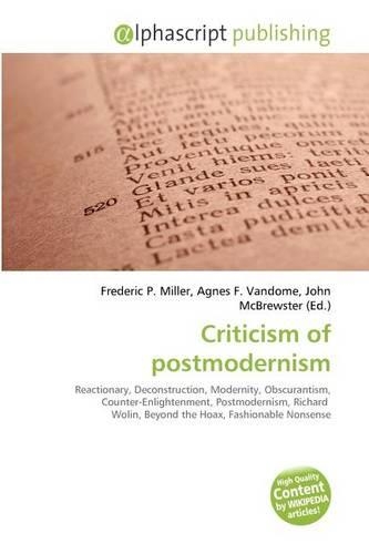 Criticism of Postmodernism