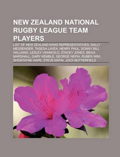 New Zealand National Rugby League Team Players