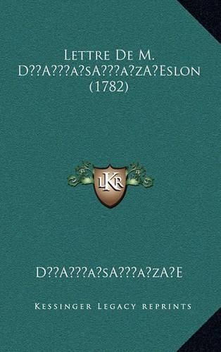 Lettre De M. D'Eslon (1782)