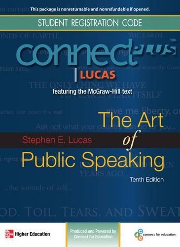 The Art of Public Speaking Student Registration Code