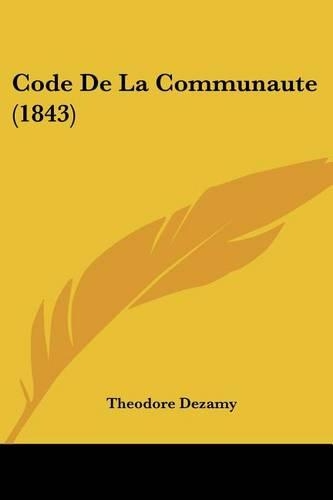 Code De La Communaute (1843)