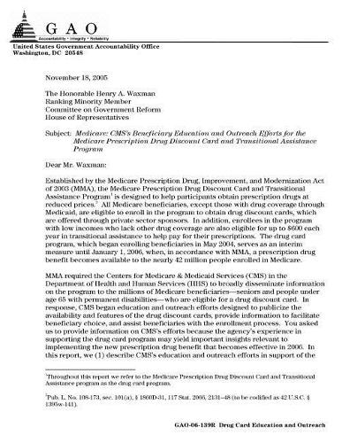 Gao-06-139r Medicare