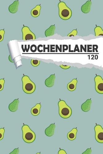 Wochenplaner Avocado Muster