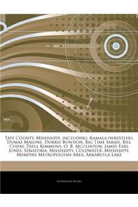 Articles on Tate County, Mississippi, Including
