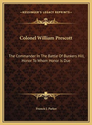 Colonel William Prescott