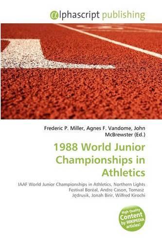 1988 World Junior Championships in Athletics