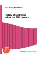 History of Aesthetics Before the 20th Century