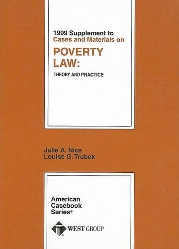 Supplement to Cases and Materials on Poverty Law Theory and Practice
