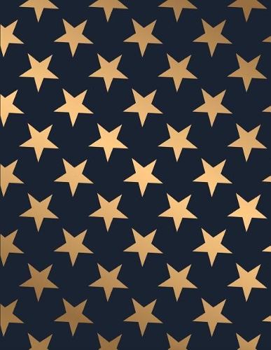 Star Notebook: Cute Journal Book Ruled Lined Page Paper For Teen Girl Women Men Princess Writing Diary Record Planner Note Pad College Simple Gold Sky Sparkle Spac(7 Star Notebook)