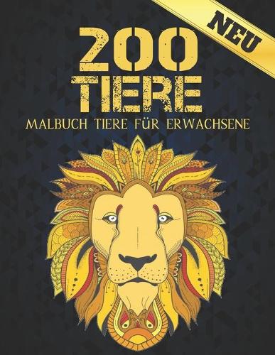 Malbuch Tiere für Erwachsene 200 Tiere Neu