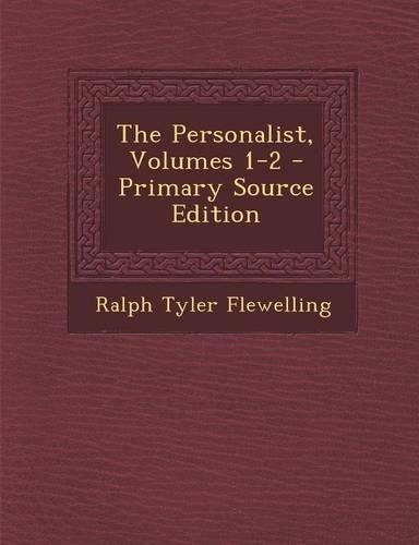 The Personalist, Volumes 1-2