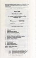 The Personal Protective Equipment at Work Regulations 1992