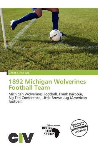 1892 Michigan Wolverines Football Team