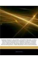 Articles on German Pianists, Including