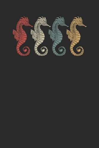 Colorful Seahorse Retro