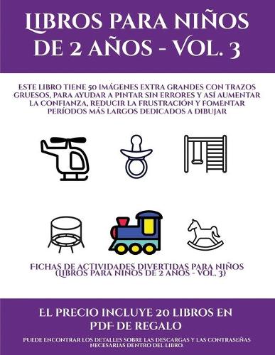 Fichas de actividades divertidas para niños (Libros para niños de 2 años - Vol. 3)