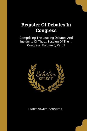 Register Of Debates In Congress