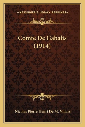 Comte De Gabalis (1914)
