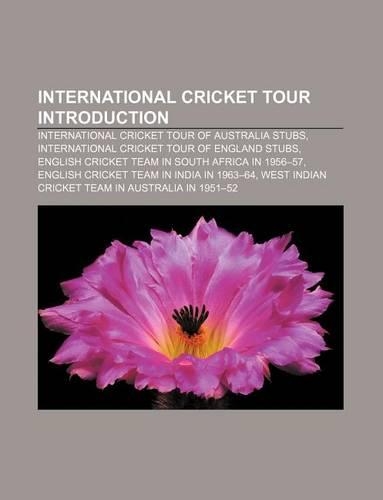 International Cricket Tour Introduction