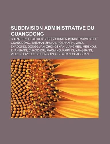 Subdivision Administrative Du Guangdong