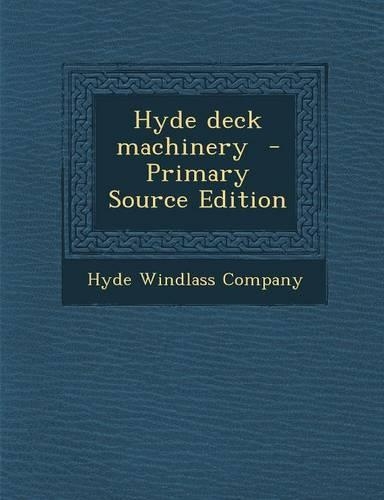 Hyde Deck Machinery