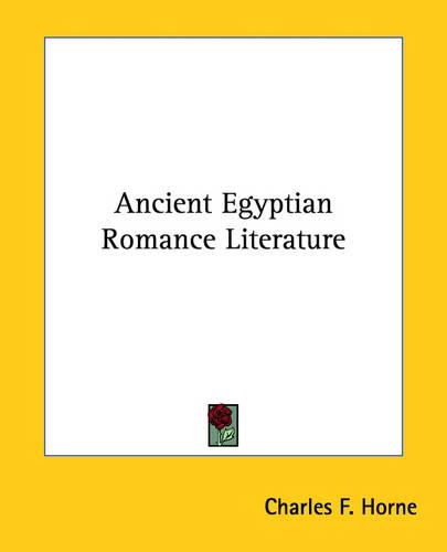 Ancient Egyptian Romance Literature