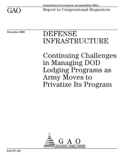 Gao-07-164 Defense Infrastructure