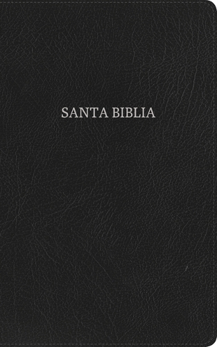 NVI Biblia Ultrafina, negro piel fabricada