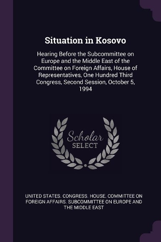 Situation in Kosovo