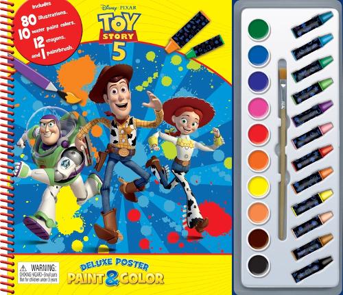 Disney Toy Story (with 5) Deluxe Poster Paint & Color