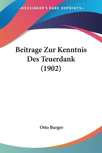 Beitrage Zur Kenntnis Des Teuerdank (1902)