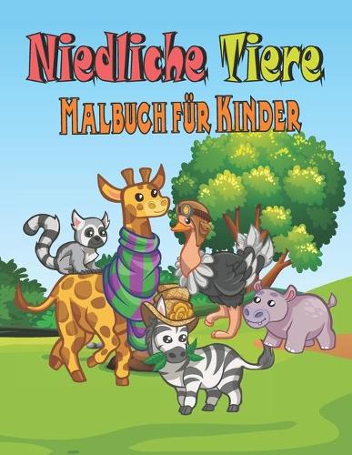 niedliche Tiere Malbuch für Kinder