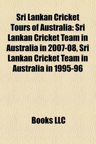 Sri Lankan Cricket Tours of Australia