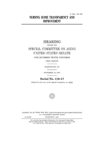 Nursing home transparency and improvement