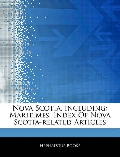 Articles on Nova Scotia, Including