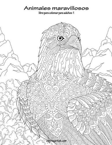 Animales maravillosos libro para colorear para adultos 1