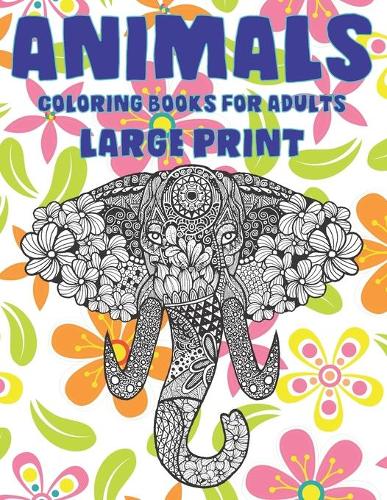 Coloring Books for Adults Large Print - Animals