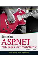 Beginning ASP.NET Web Pages with WebMatrix