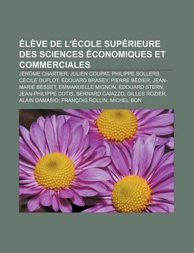 Eleve de L'Ecole Superieure Des Sciences Economiques Et Commerciales