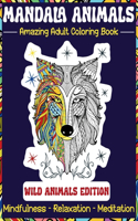 Wild Animal Mandalas Coloring Book