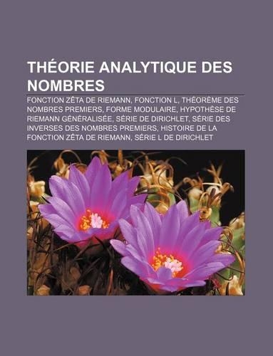 Theorie Analytique Des Nombres