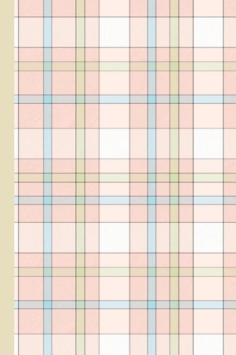 Notebook - Plaid Pale: Exercise Book 190 Lined Journal Pages Diary 6x 9 Large Composition Note Book Gloss Finish Paperback(1 Notebook Lined Pages with Blank Date and Page Number)