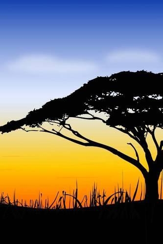 Africa Sundown Landscape Journal