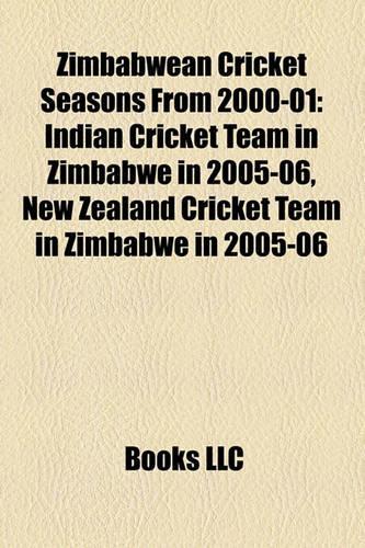 Zimbabwean Cricket Seasons from 2000-01