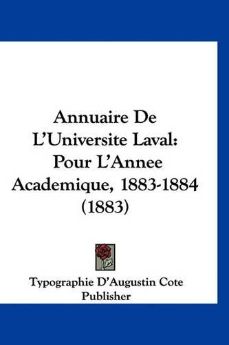 Annuaire de l'Universite Laval
