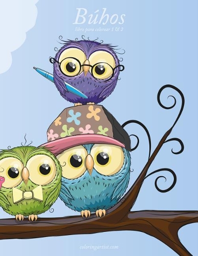 Búhos libro para colorear 1 & 2