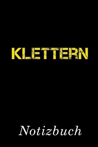 Klettern Notizbuch