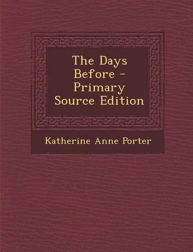 The Days Before